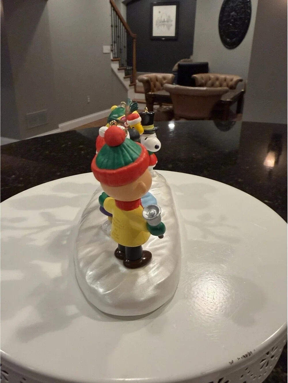 Hallmark Keepsake 1995 Charlie Brown  Christmas Set 5 Ornaments Snow Scene New